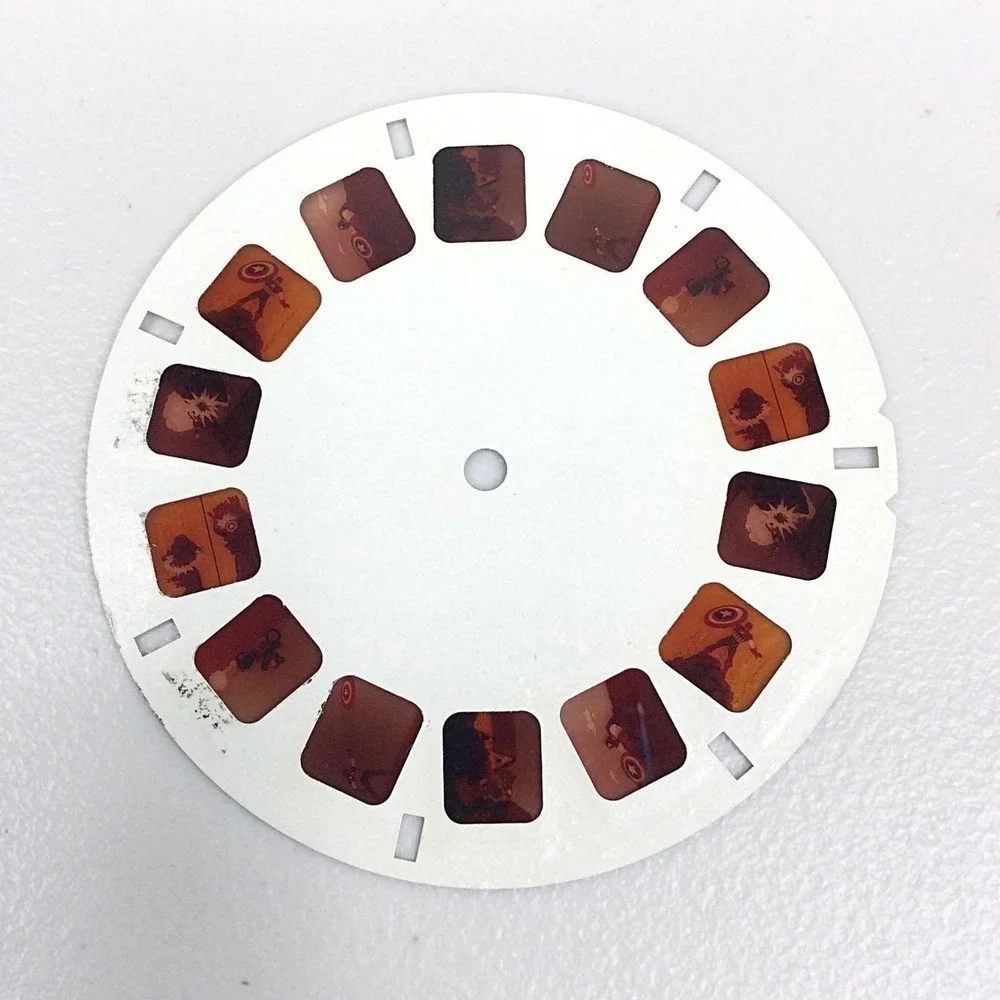 View Master GAF One Reel H43 Captain America C1-7 Where Walks the‎ Sleeper 1977